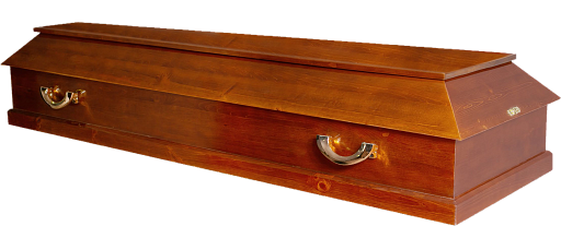 Гроб "Питер" 4-х гранный светлый