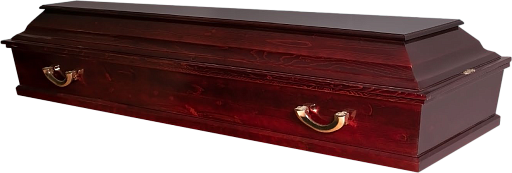 Гроб "Стандарт" 4-х гранный Вишня